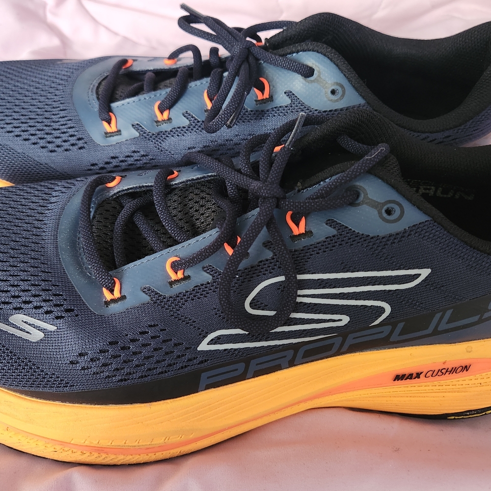 Skechers Max Cushioning Propulsion 220509 Slate Running 10.5 Mens*FAST SHIPPING*
